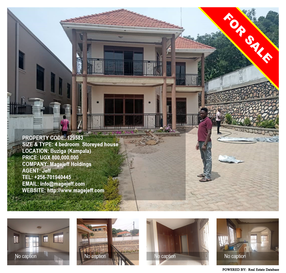 4 bedroom Storeyed house  for sale in Buziga Kampala Uganda, code: 129583