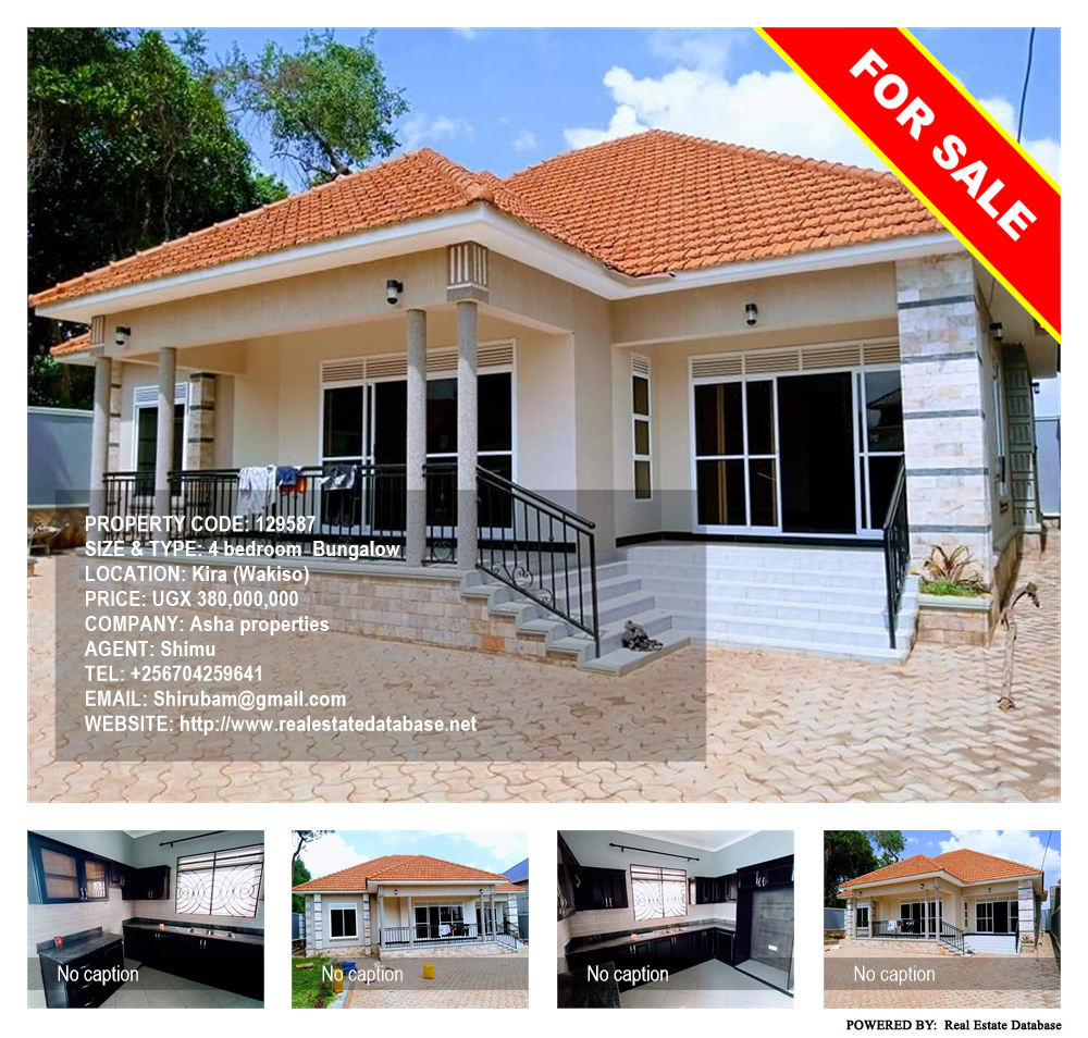 4 bedroom Bungalow  for sale in Kira Wakiso Uganda, code: 129587