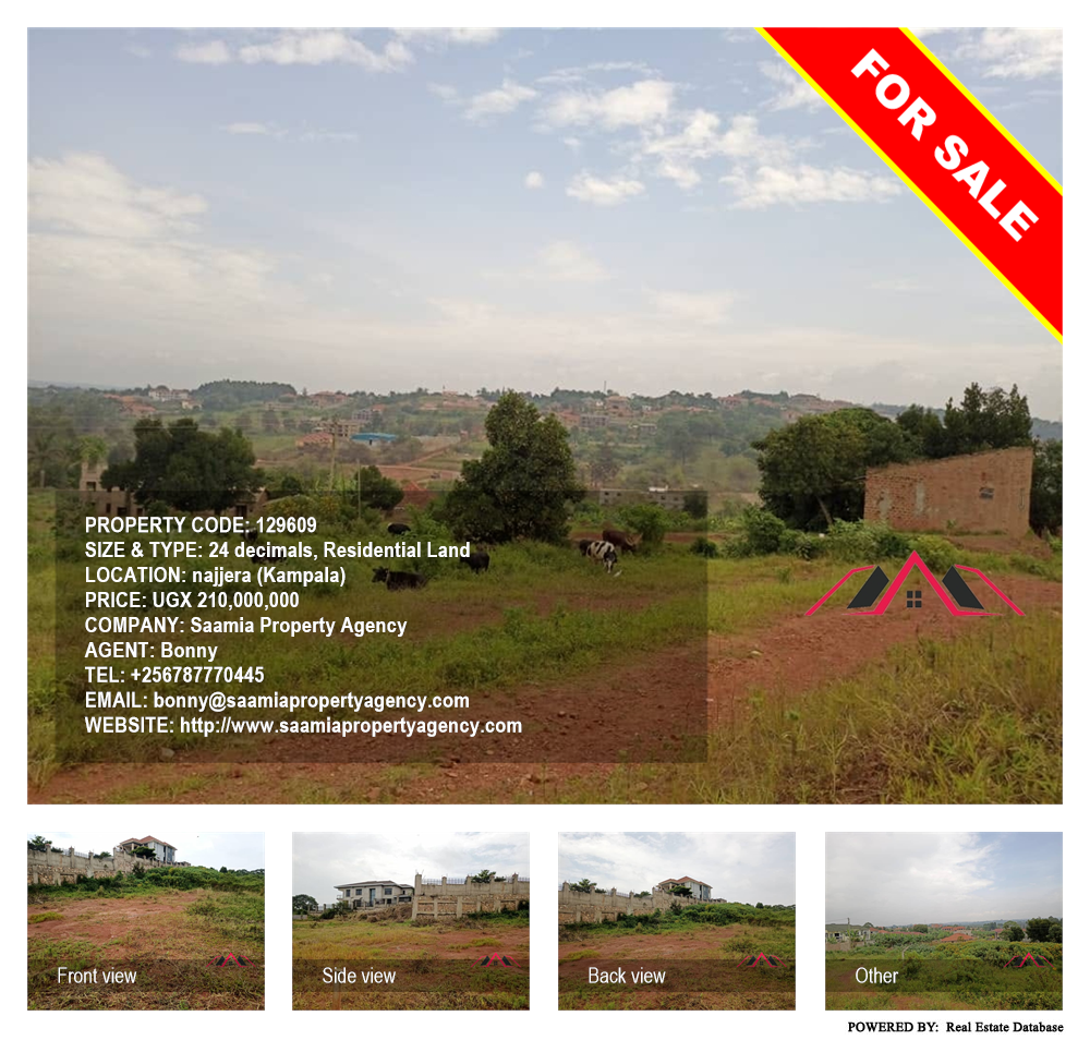 Residential Land  for sale in Najjera Kampala Uganda, code: 129609