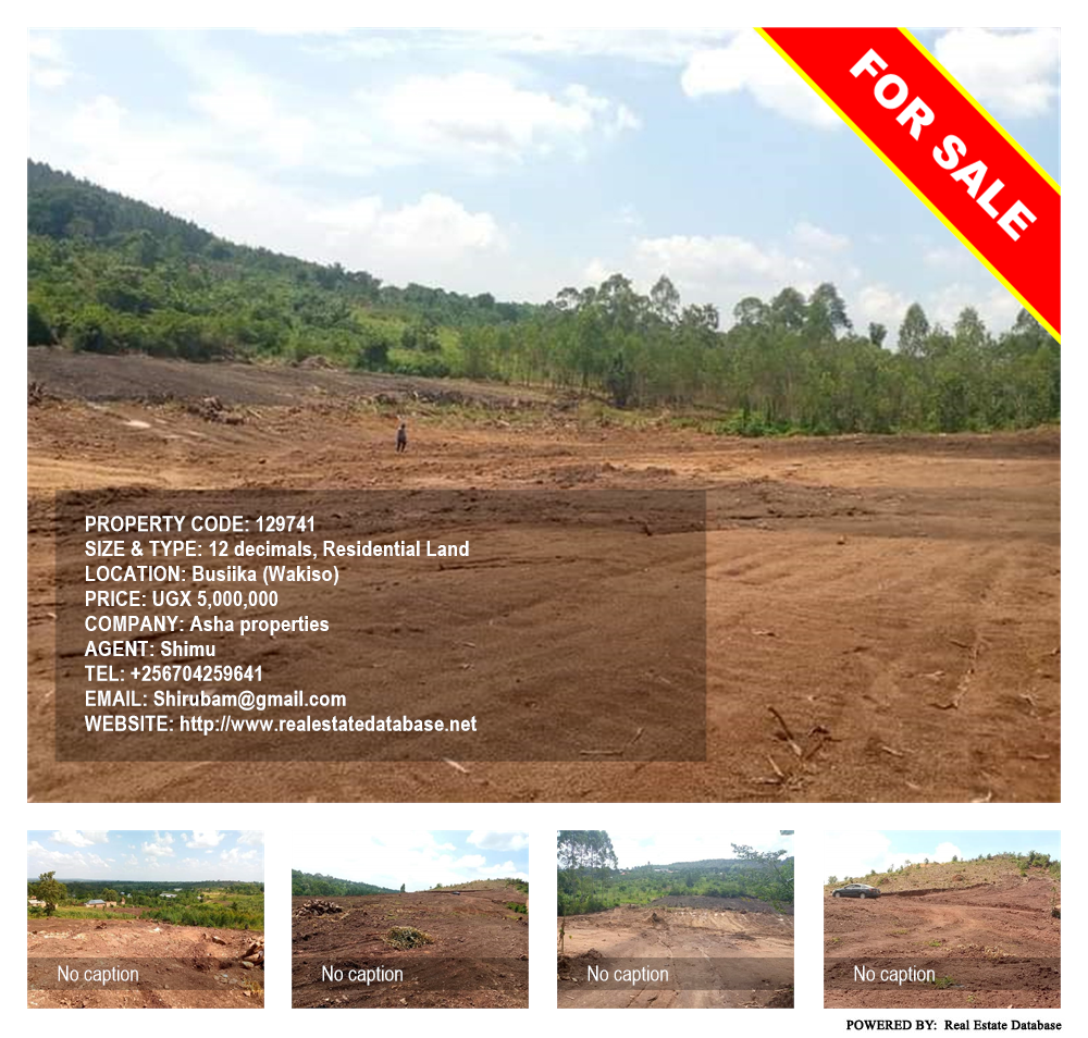Residential Land  for sale in Busiika Wakiso Uganda, code: 129741