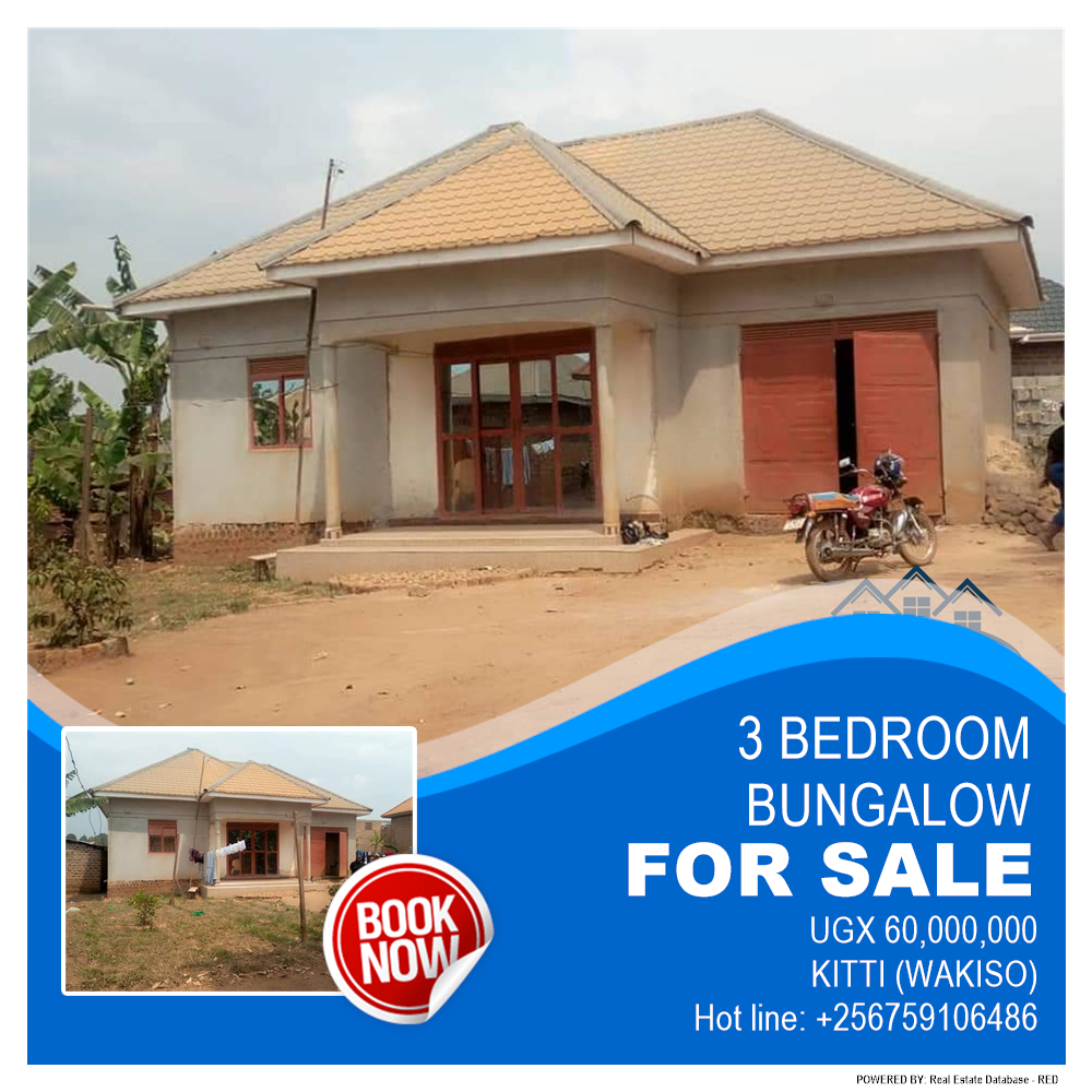 3 bedroom Bungalow  for sale in Kitti Wakiso Uganda, code: 129756