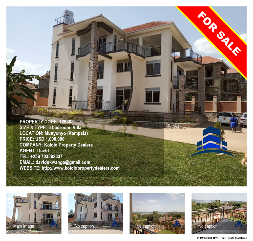 6 bedroom Villa  for sale in Munyonyo Kampala Uganda, code: 129808