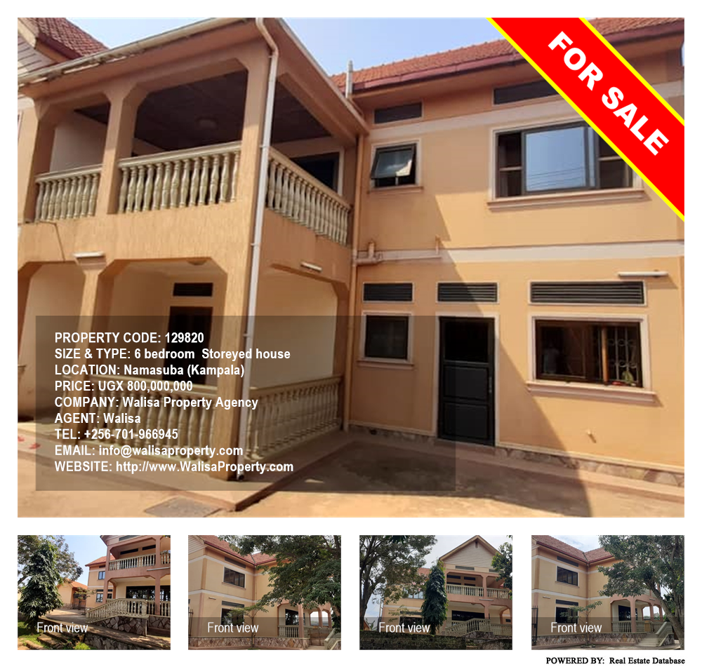 6 bedroom Storeyed house  for sale in Namasuba Kampala Uganda, code: 129820