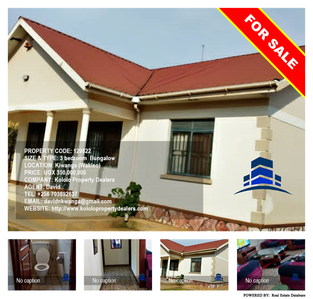 3 bedroom Bungalow  for sale in Kiwanga Wakiso Uganda, code: 129822