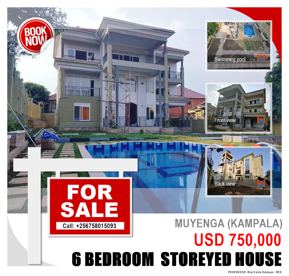 6 bedroom Storeyed house  for sale in Muyenga Kampala Uganda, code: 129874