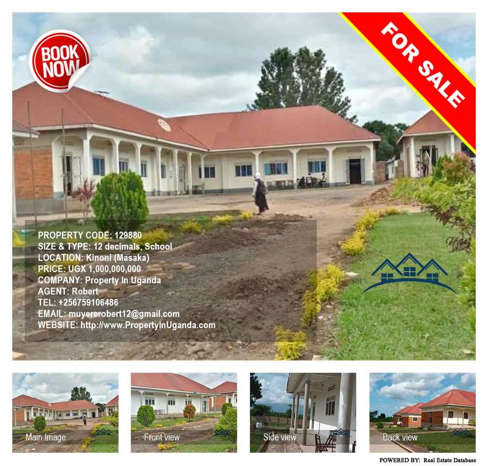 School  for sale in Kinoni Masaka Uganda, code: 129880