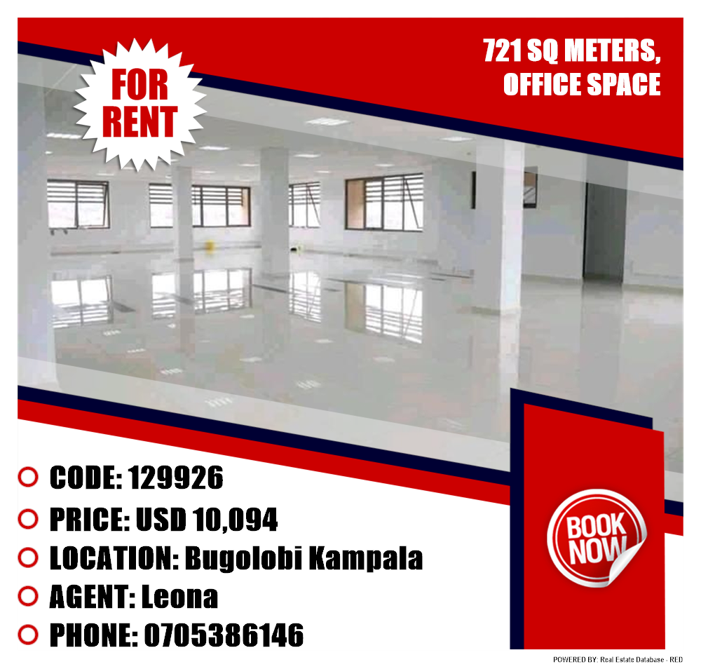 Office Space  for rent in Bugoloobi Kampala Uganda, code: 129926