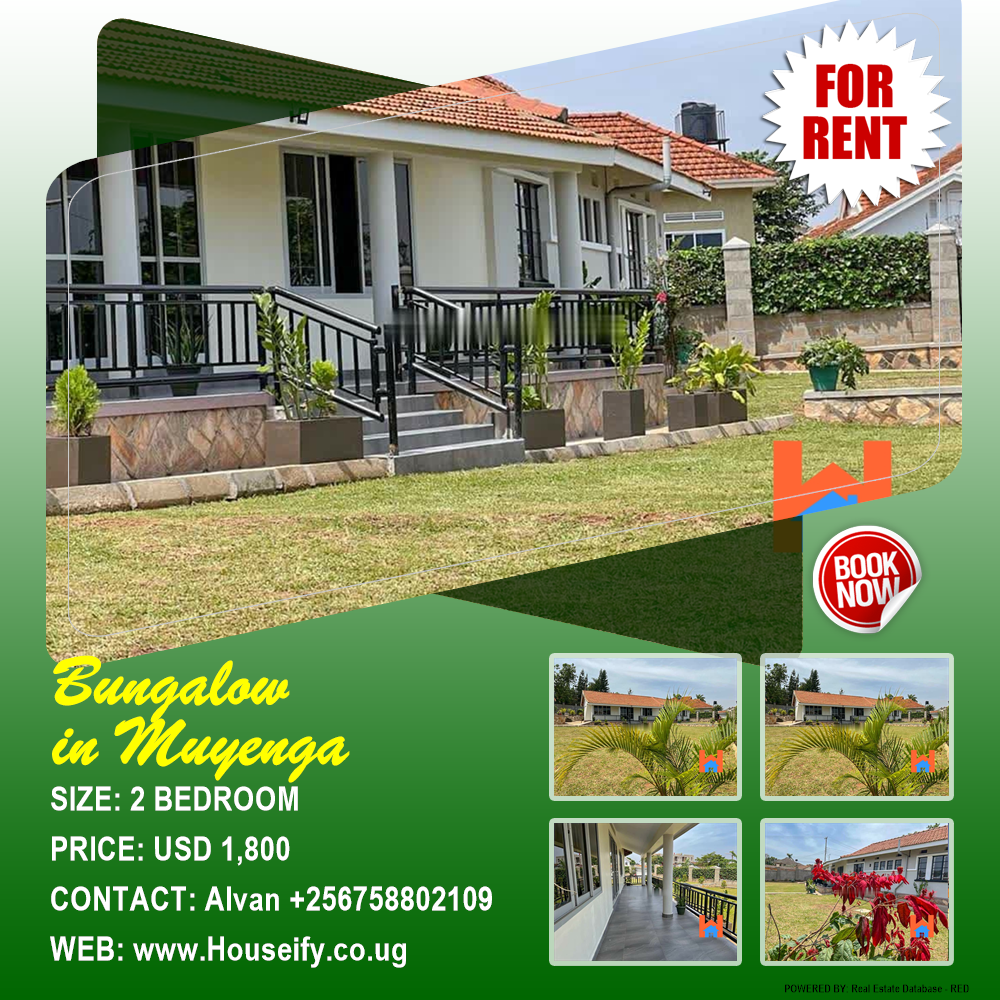 2 bedroom Bungalow  for rent in Muyenga Kampala Uganda, code: 130048