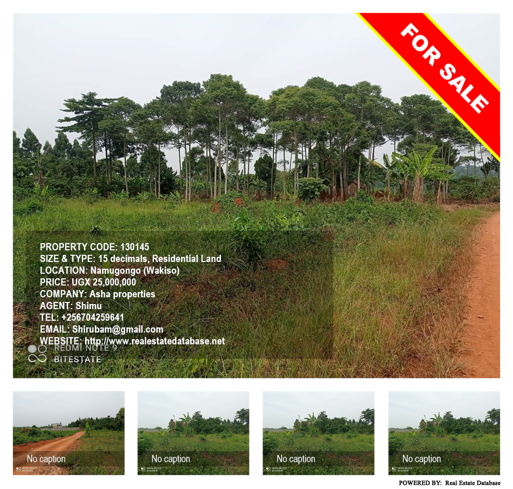 Residential Land  for sale in Namugongo Wakiso Uganda, code: 130145