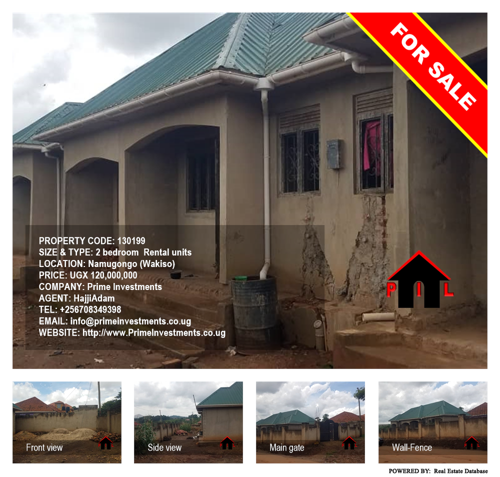 2 bedroom Rental units  for sale in Namugongo Wakiso Uganda, code: 130199