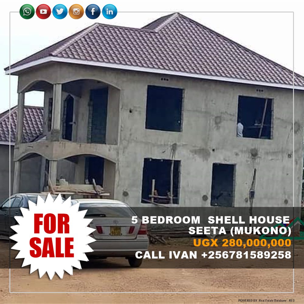 5 bedroom Shell House  for sale in Seeta Mukono Uganda, code: 130259