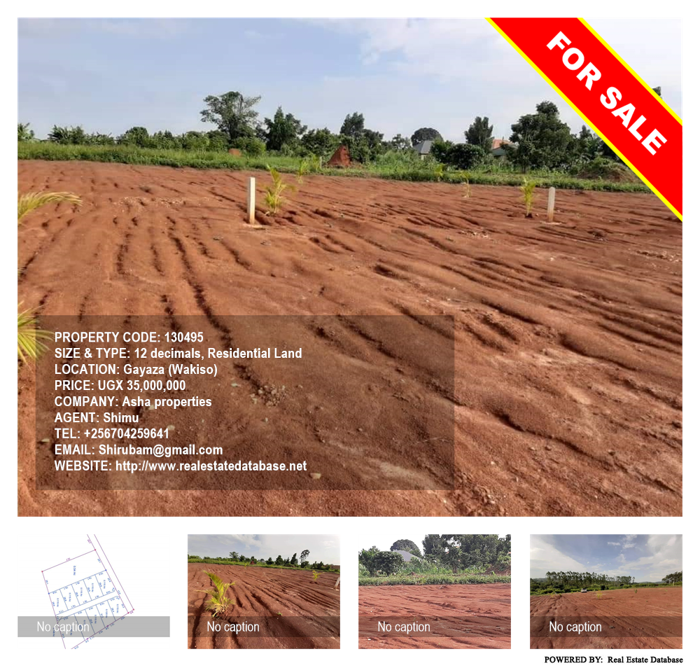 Residential Land  for sale in Gayaza Wakiso Uganda, code: 130495