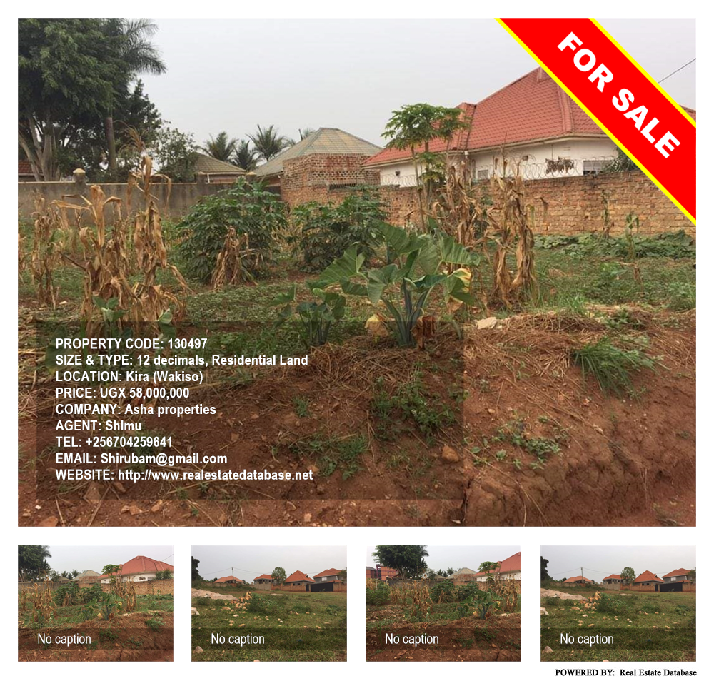 Residential Land  for sale in Kira Wakiso Uganda, code: 130497