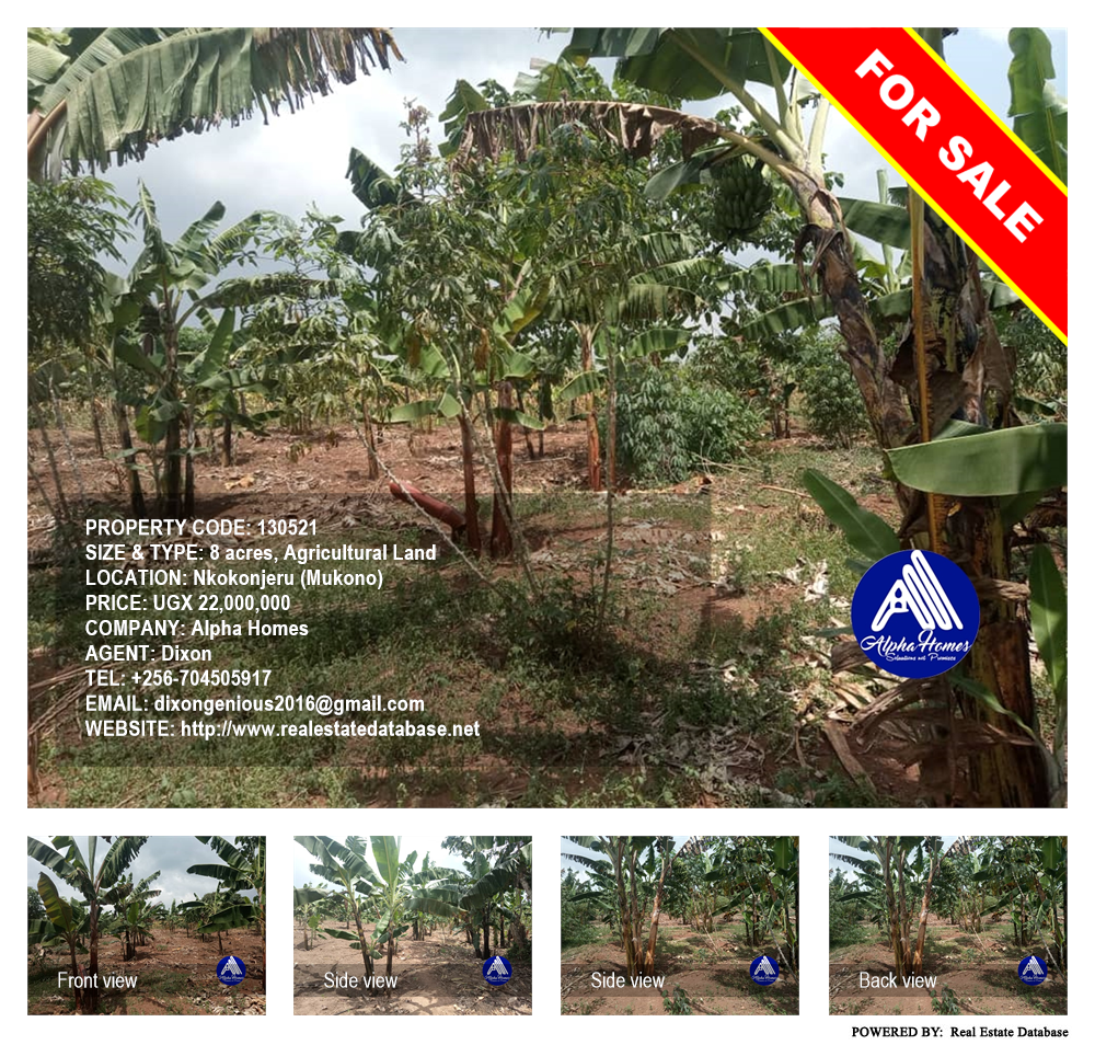 Agricultural Land  for sale in Nkokonjeru Mukono Uganda, code: 130521