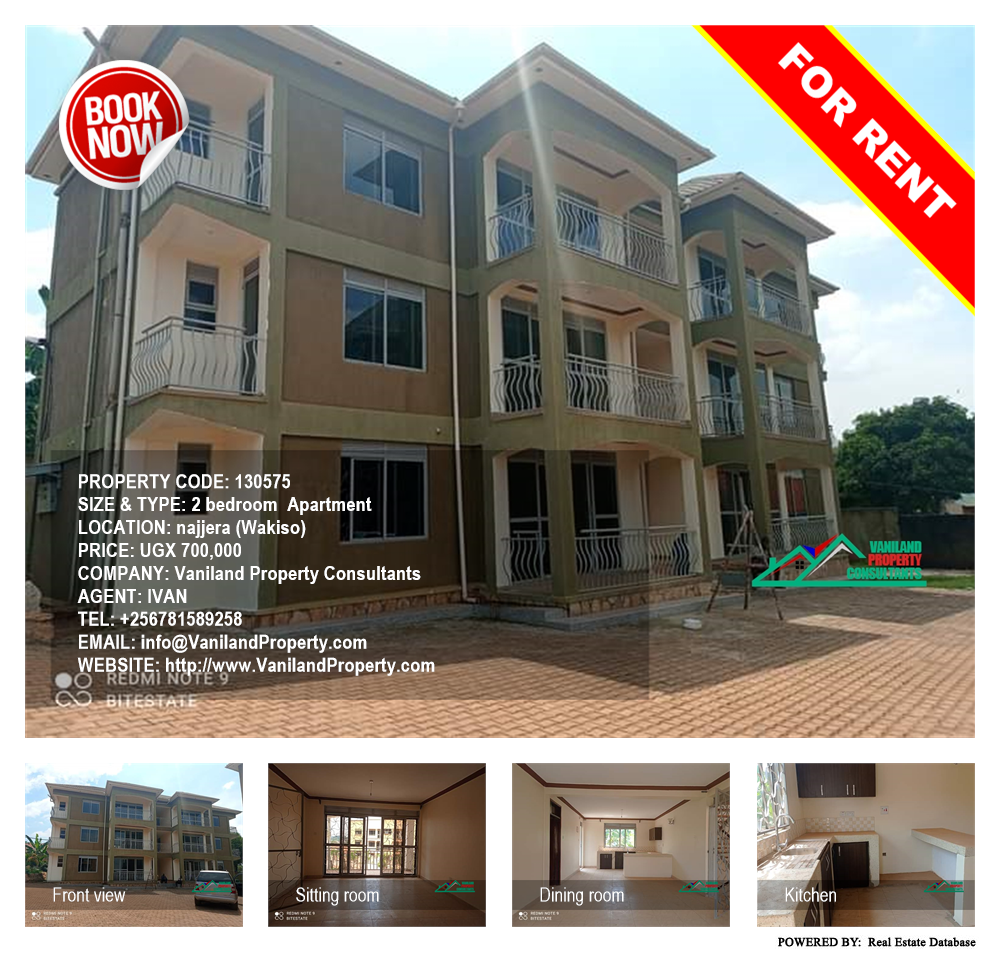 2 bedroom Apartment  for rent in Najjera Wakiso Uganda, code: 130575