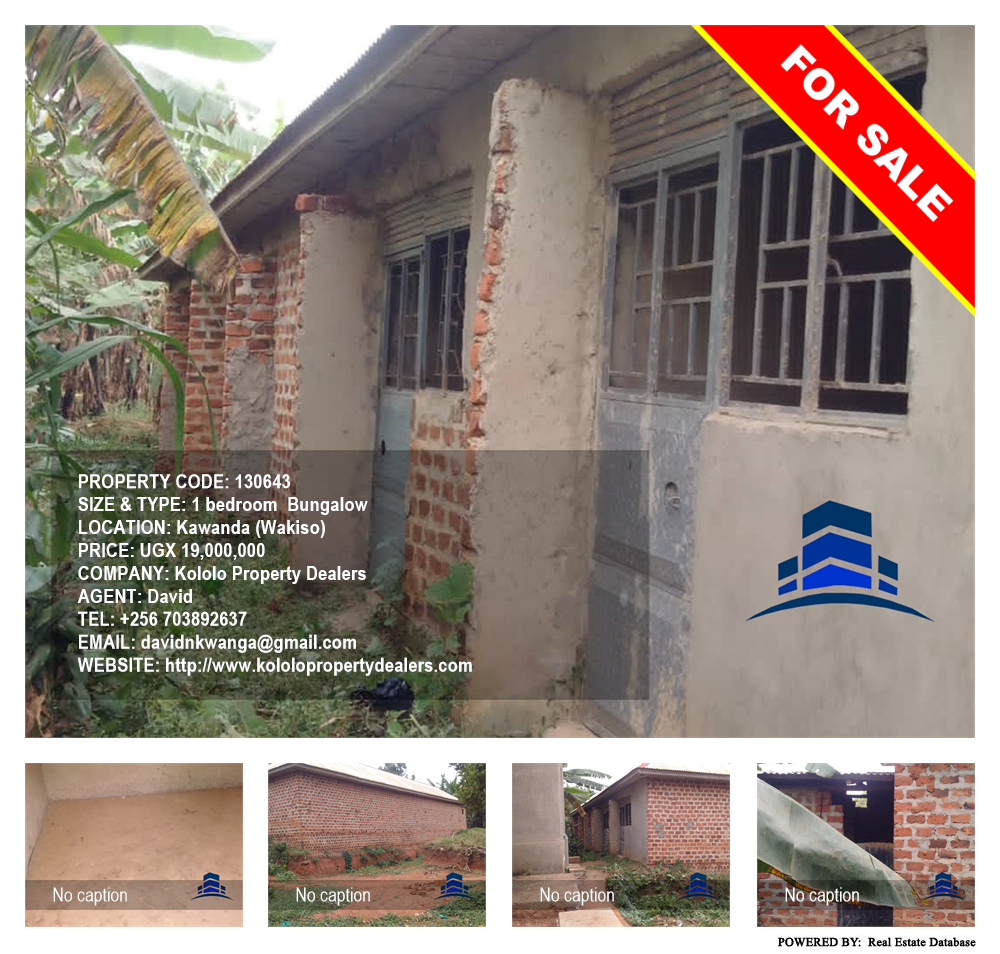1 bedroom Bungalow  for sale in Kawanda Wakiso Uganda, code: 130643