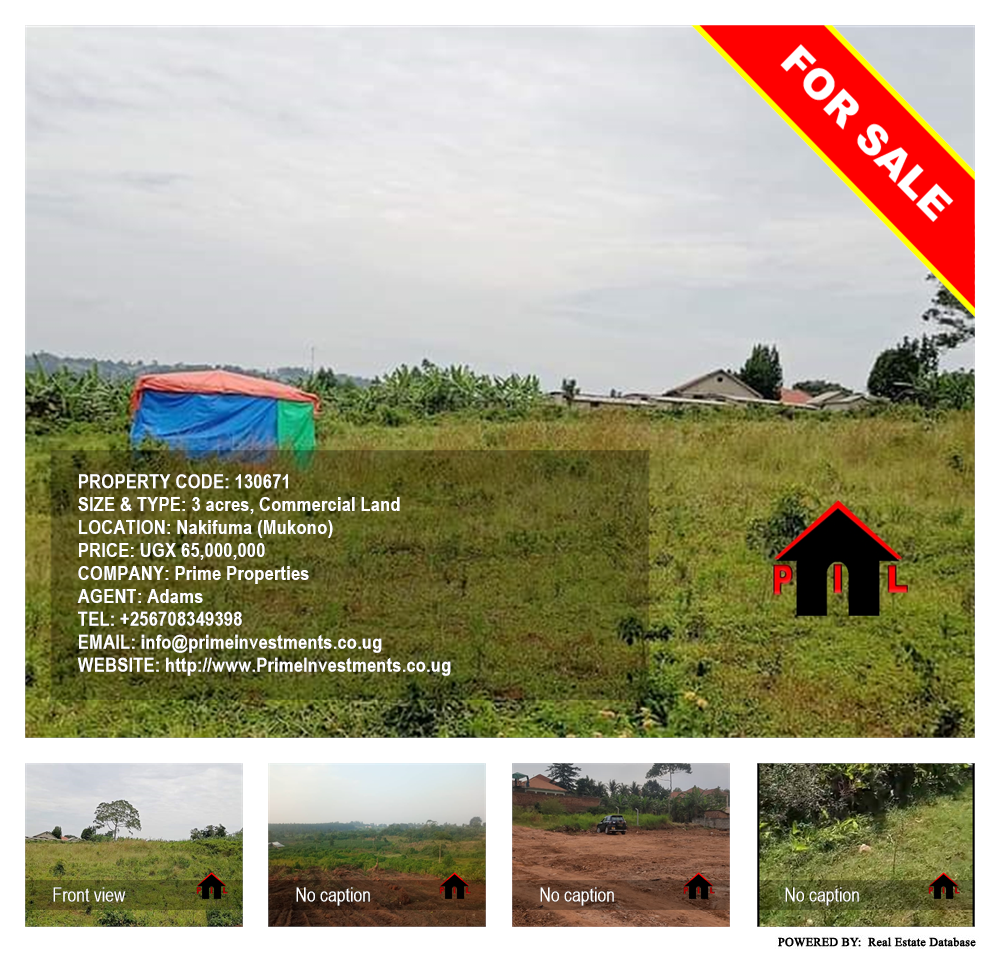 Residential Land  for sale in Nakifuma Mukono Uganda, code: 130671