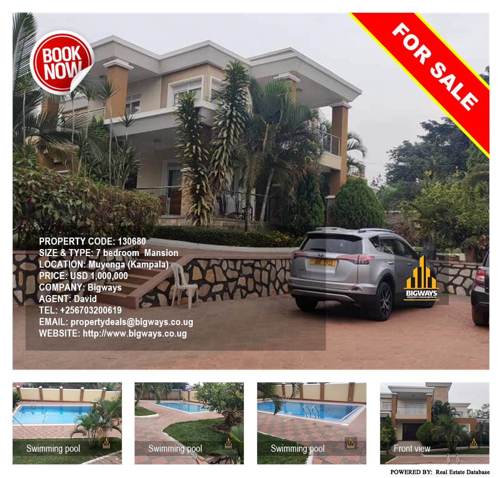 7 bedroom Mansion  for sale in Muyenga Kampala Uganda, code: 130680