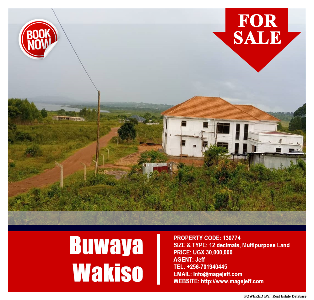 Multipurpose Land  for sale in Buwaya Wakiso Uganda, code: 130774