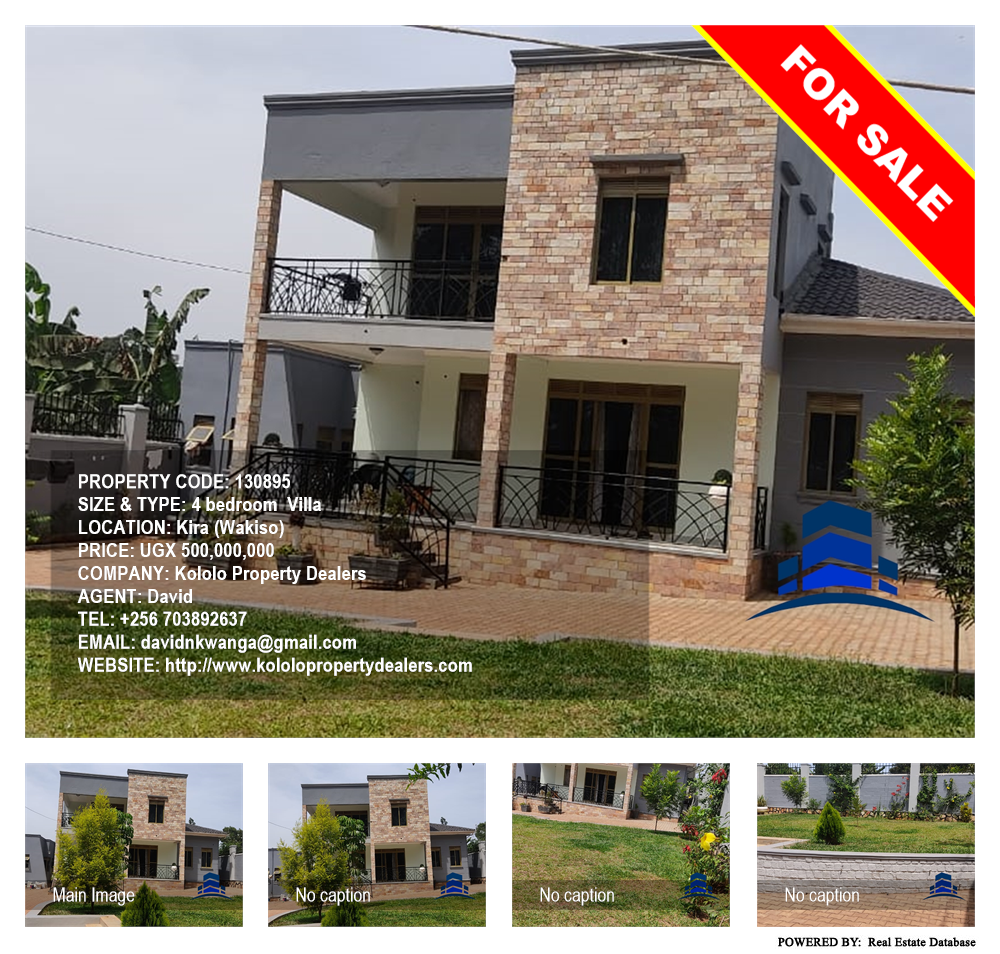 4 bedroom Villa  for sale in Kira Wakiso Uganda, code: 130895