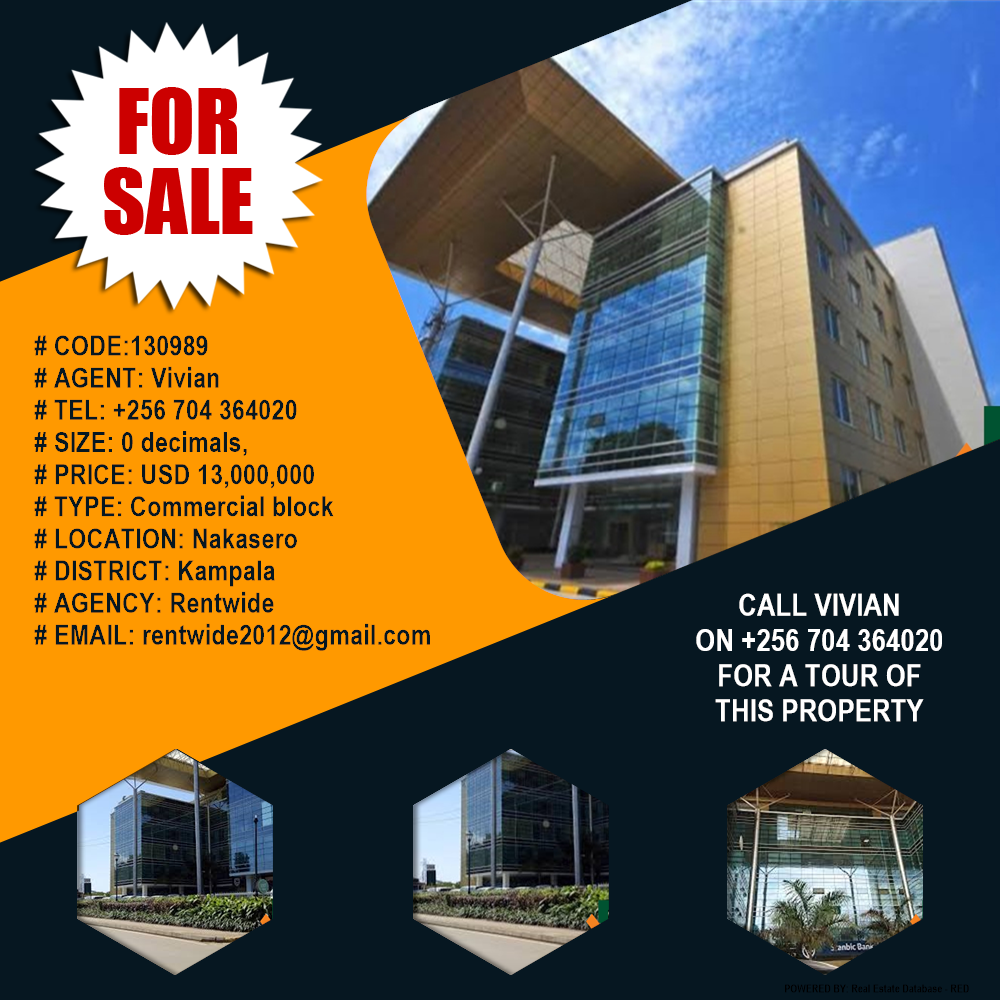 Commercial block  for sale in Nakasero Kampala Uganda, code: 130989