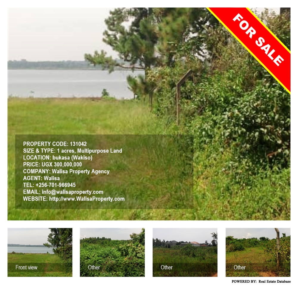 Multipurpose Land  for sale in Bukasa Wakiso Uganda, code: 131042