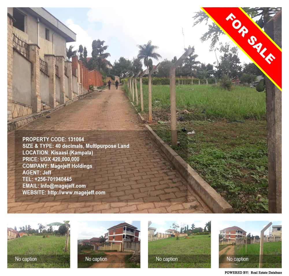 Multipurpose Land  for sale in Kisaasi Kampala Uganda, code: 131064