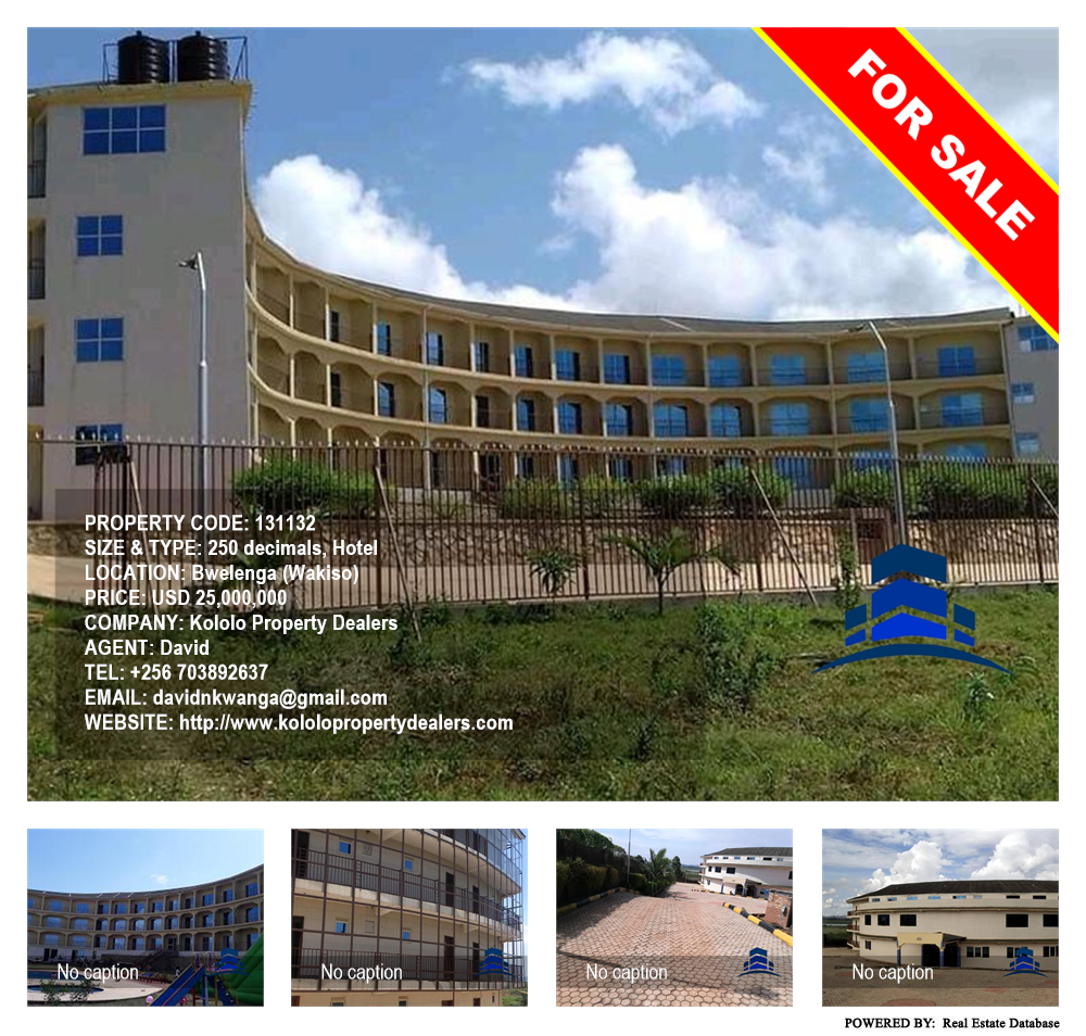 Hotel  for sale in Bwelenga Wakiso Uganda, code: 131132