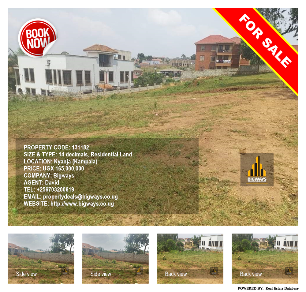 Residential Land  for sale in Kyanja Kampala Uganda, code: 131182