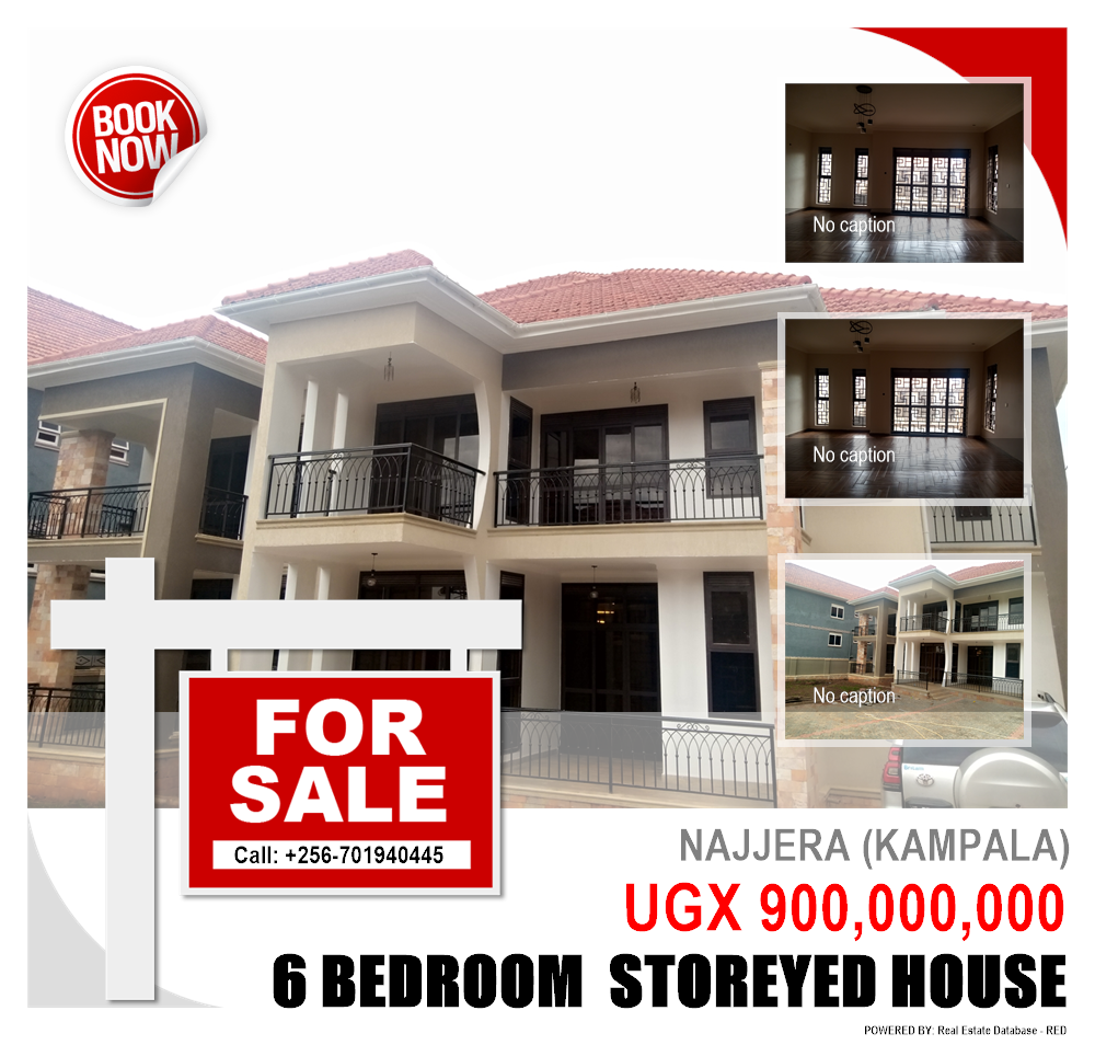 6 bedroom Storeyed house  for sale in Najjera Kampala Uganda, code: 131280