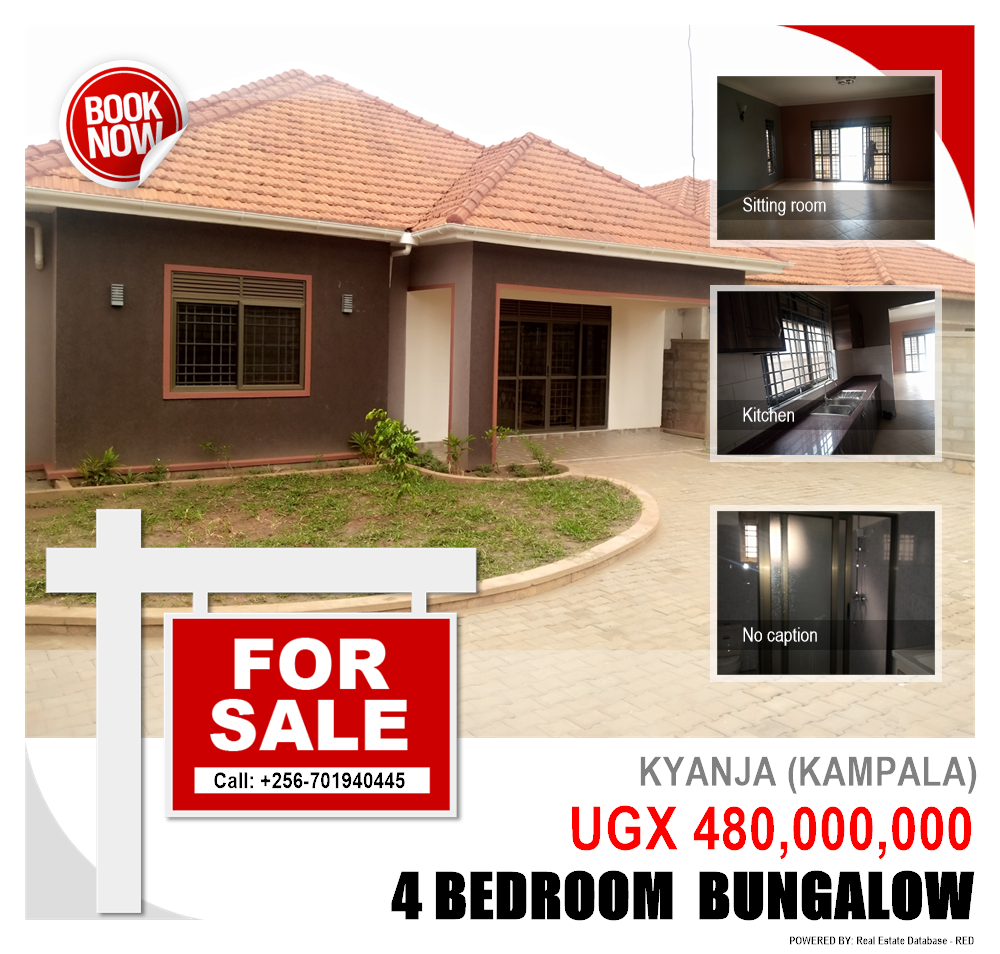 4 bedroom Bungalow  for sale in Kyanja Kampala Uganda, code: 131380