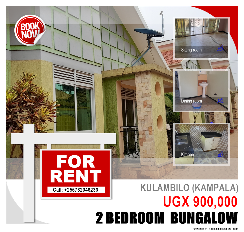 2 bedroom Bungalow  for rent in Kulambilo Kampala Uganda, code: 131388