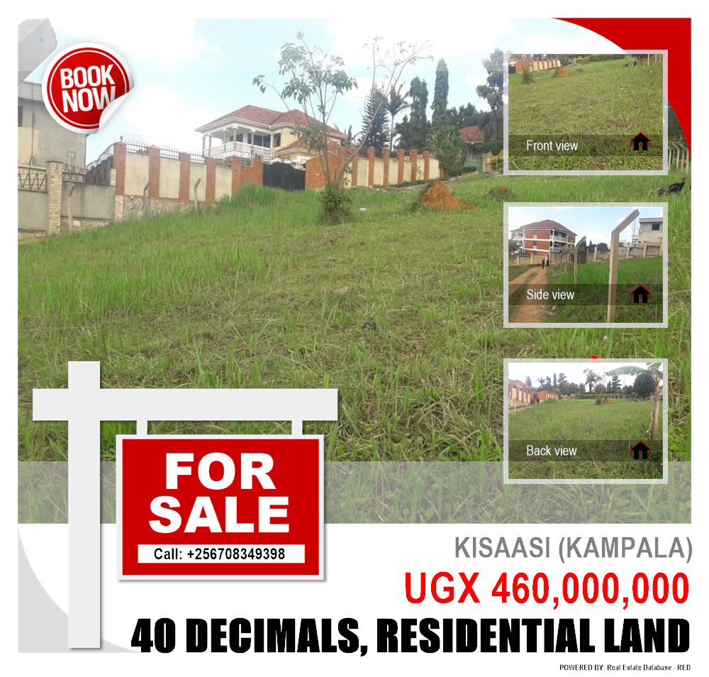 Residential Land  for sale in Kisaasi Kampala Uganda, code: 131419