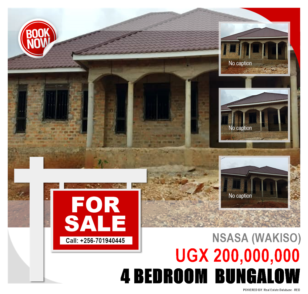 4 bedroom Bungalow  for sale in Nsasa Wakiso Uganda, code: 131479