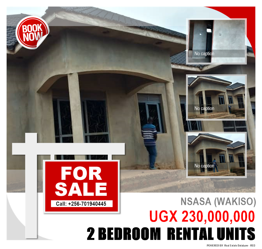 2 bedroom Rental units  for sale in Nsasa Wakiso Uganda, code: 131531