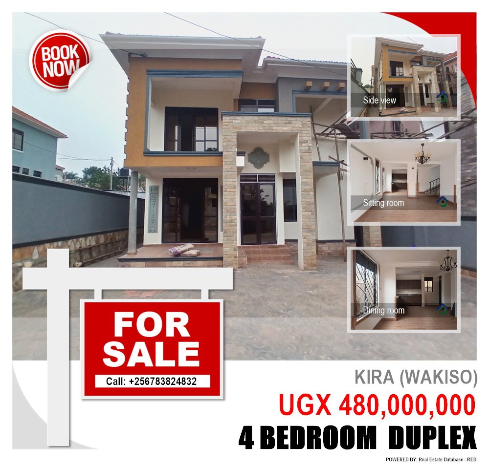 4 bedroom Duplex  for sale in Kira Wakiso Uganda, code: 131633