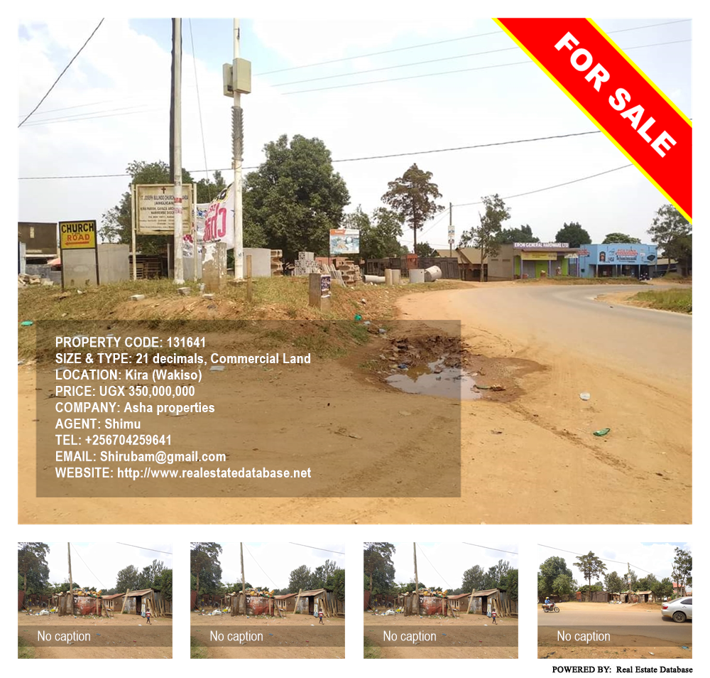 Commercial Land  for sale in Kira Wakiso Uganda, code: 131641