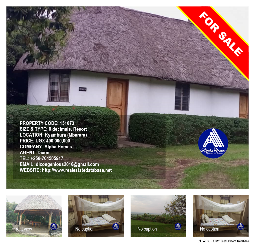 Resort  for sale in Kyambura Mbarara Uganda, code: 131673