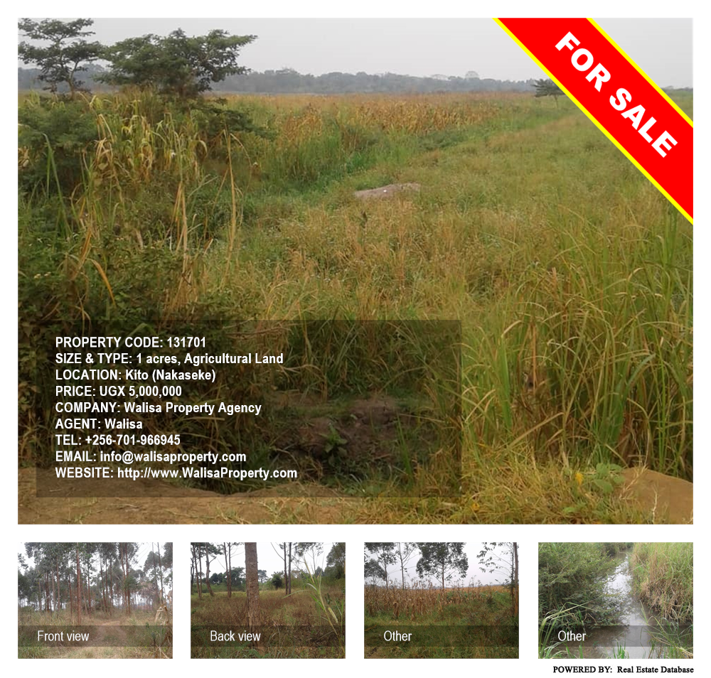 Agricultural Land  for sale in Kito Nakaseke Uganda, code: 131701