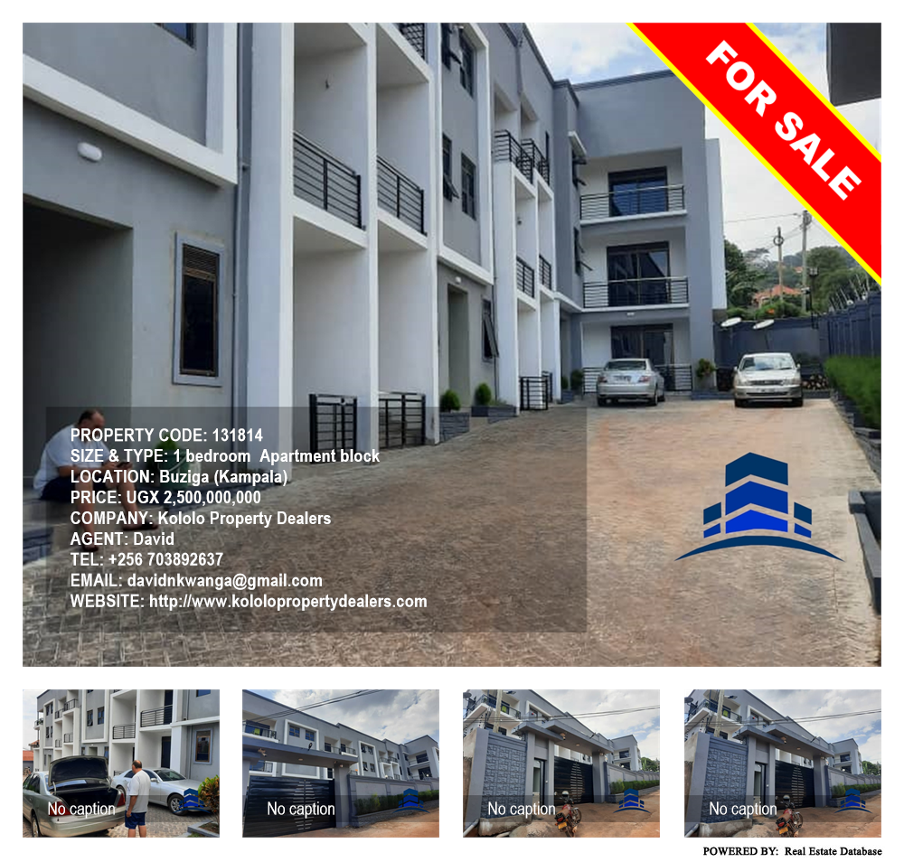 1 bedroom Apartment block  for sale in Buziga Kampala Uganda, code: 131814