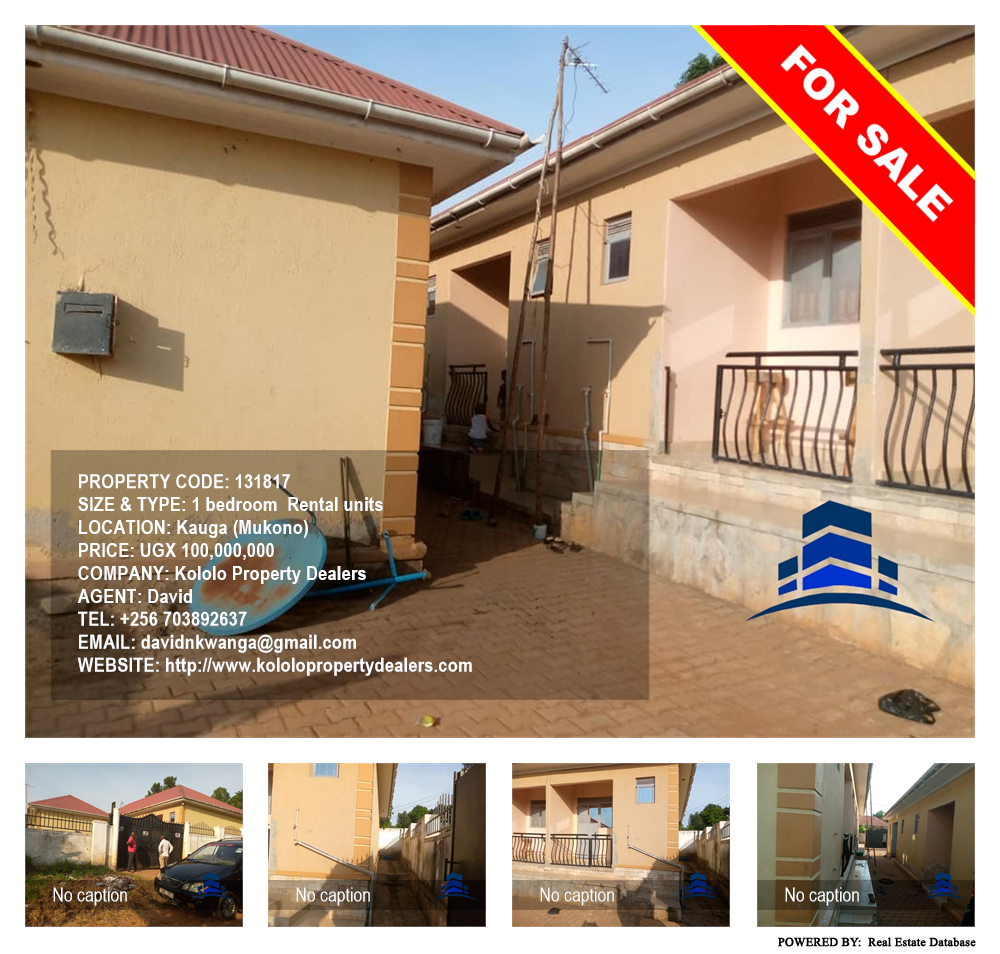 1 bedroom Rental units  for sale in Kawuga Mukono Uganda, code: 131817