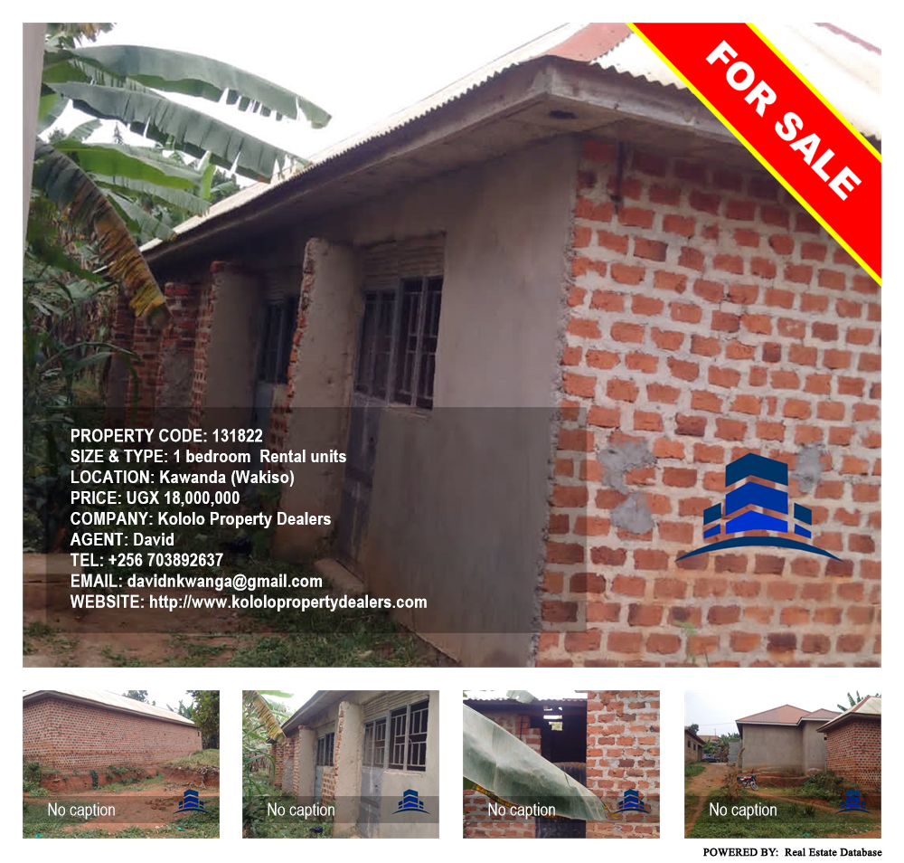 1 bedroom Rental units  for sale in Kawanda Wakiso Uganda, code: 131822