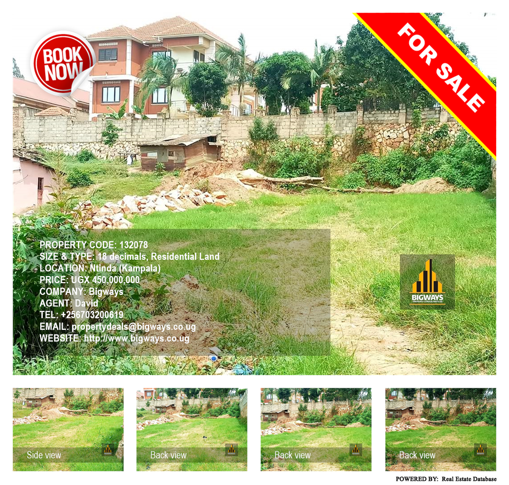 Residential Land  for sale in Ntinda Kampala Uganda, code: 132078