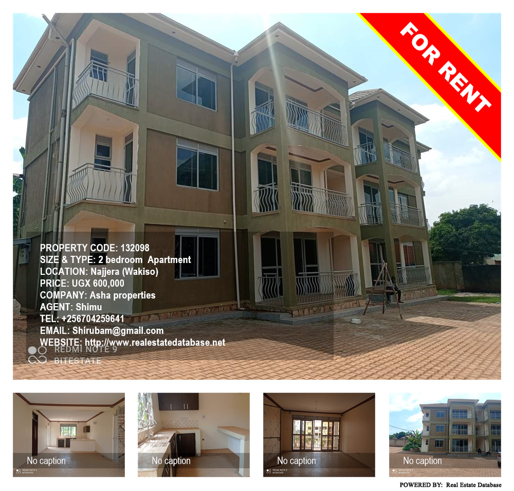 2 bedroom Apartment  for rent in Najjera Wakiso Uganda, code: 132098