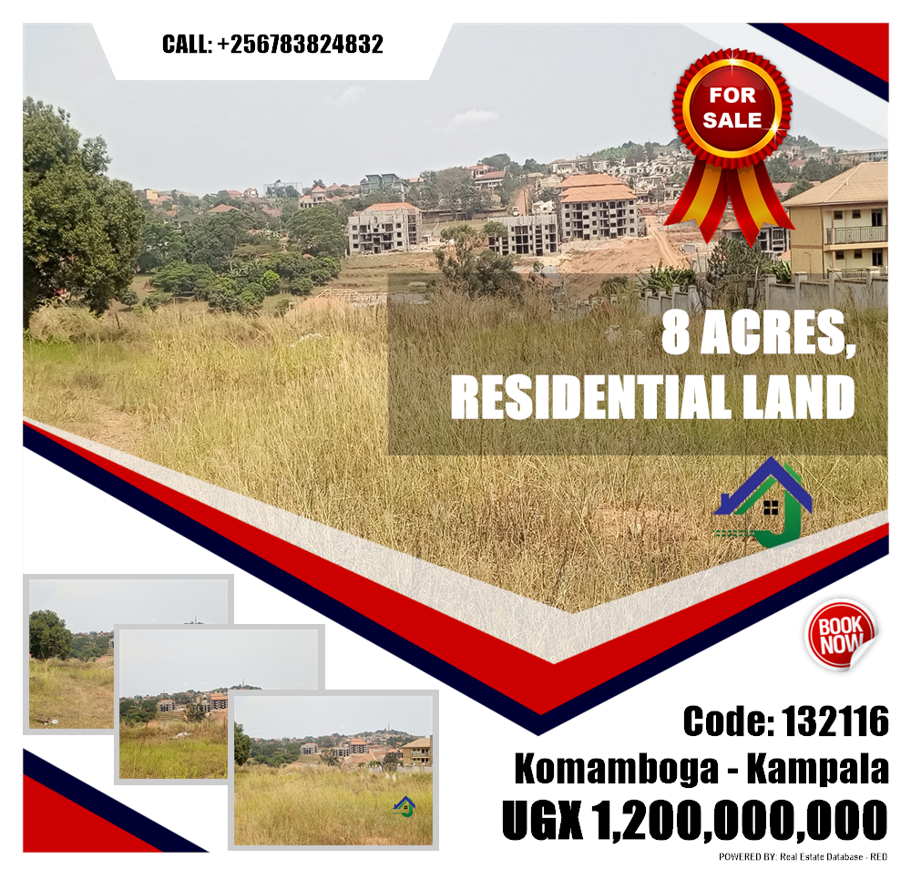 Residential Land  for sale in Komamboga Kampala Uganda, code: 132116