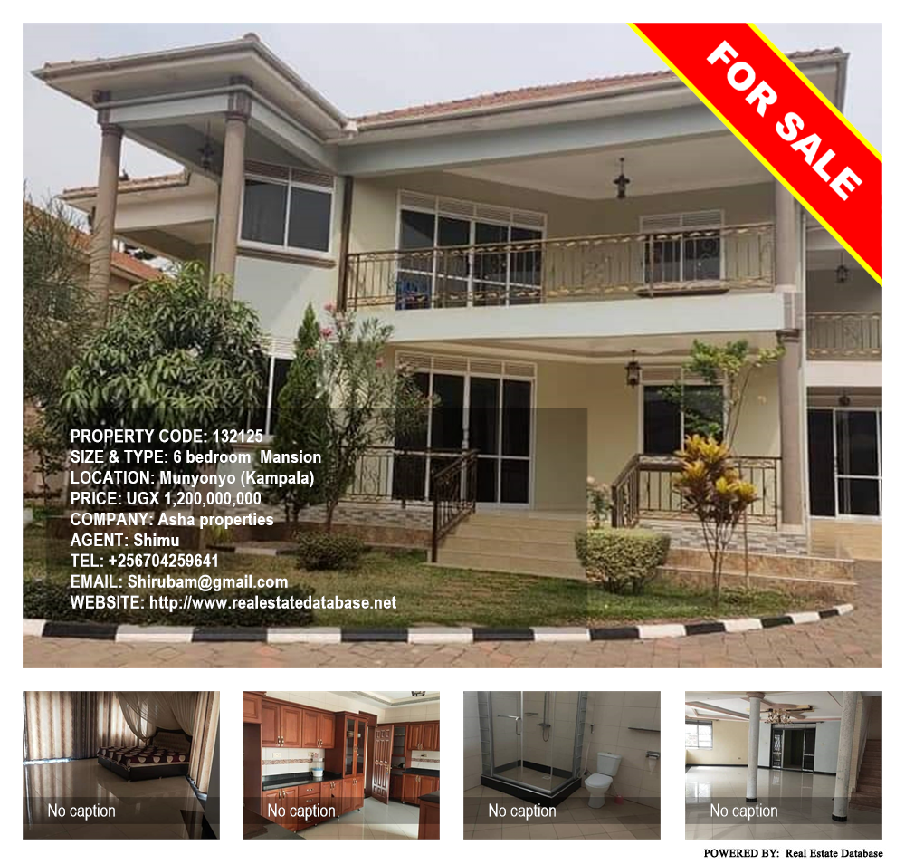 6 bedroom Mansion  for sale in Munyonyo Kampala Uganda, code: 132125