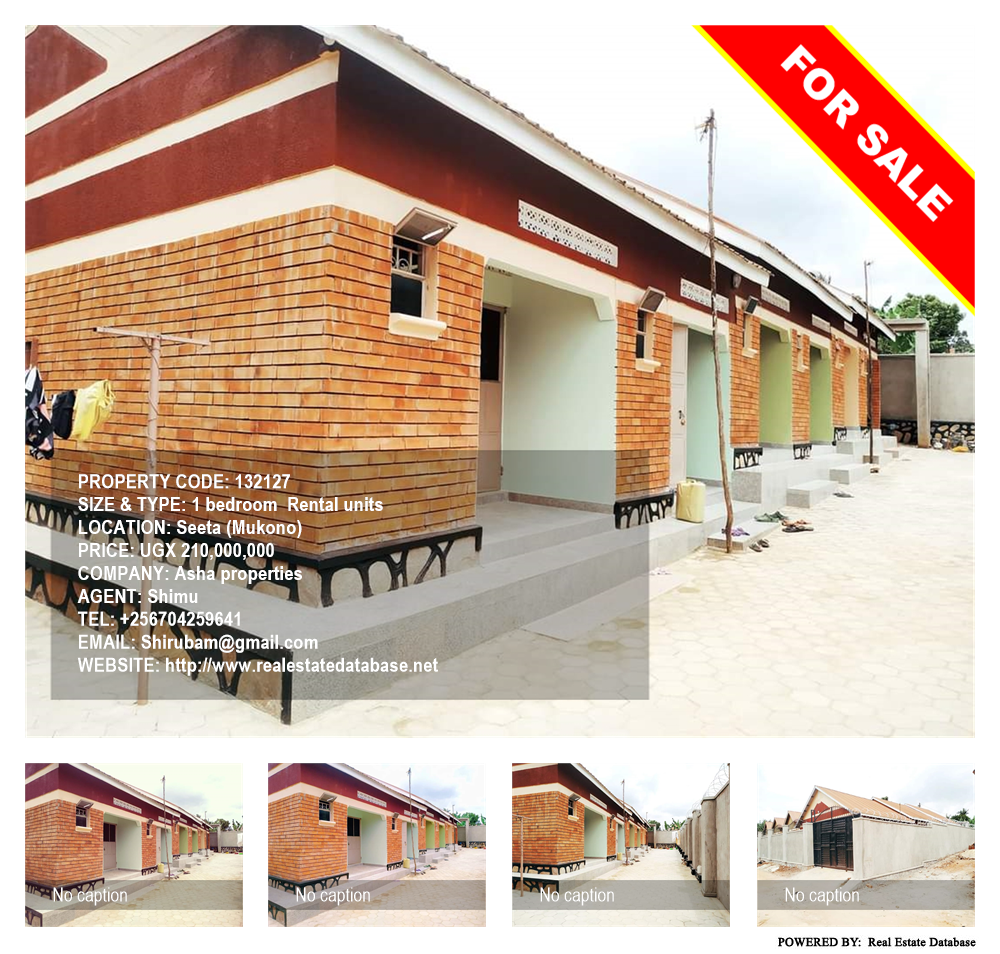 1 bedroom Rental units  for sale in Seeta Mukono Uganda, code: 132127
