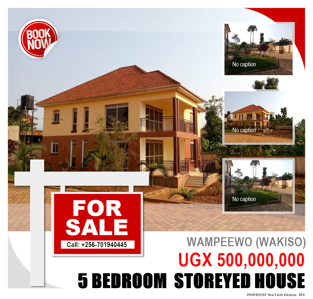 5 bedroom Storeyed house  for sale in Wampeewo Wakiso Uganda, code: 132273