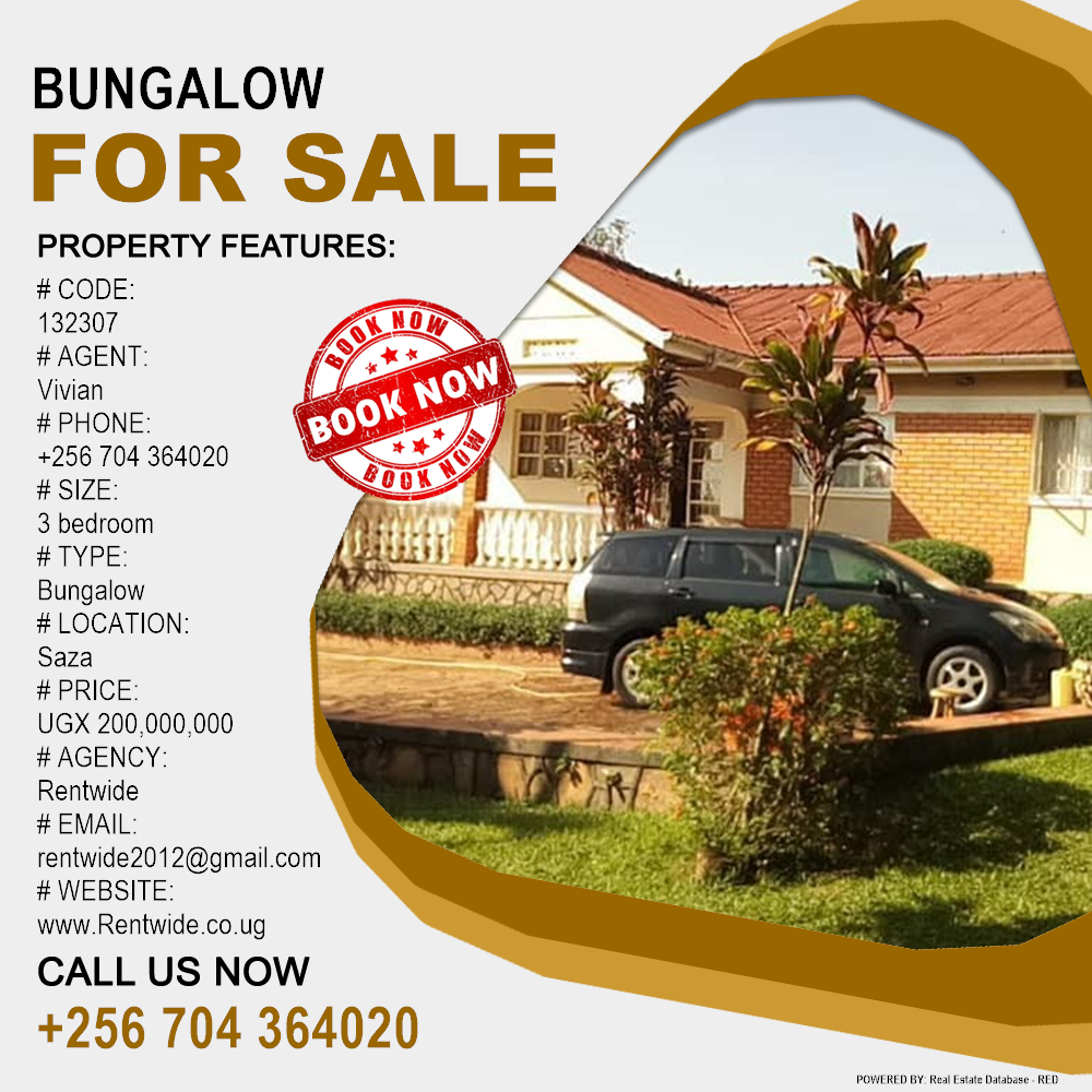 3 bedroom Bungalow  for sale in Saza Mukono Uganda, code: 132307