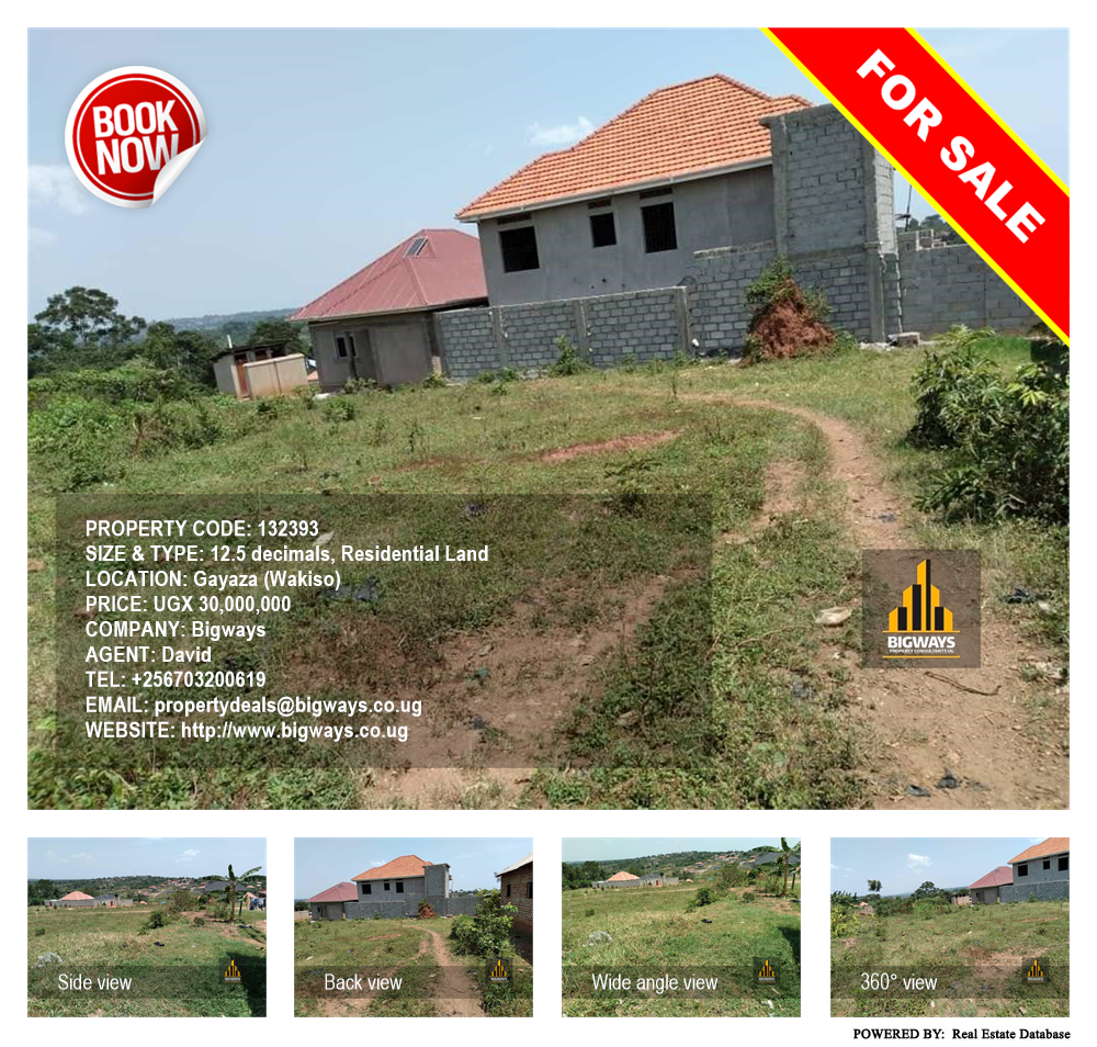 Residential Land  for sale in Gayaza Wakiso Uganda, code: 132393